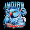 90s Retro Indian Ringneck Parrot
