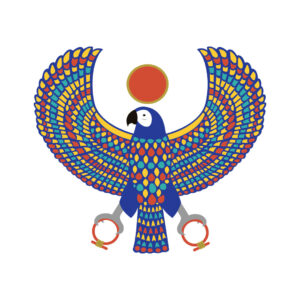 Blue Macaw Hieroglyphic