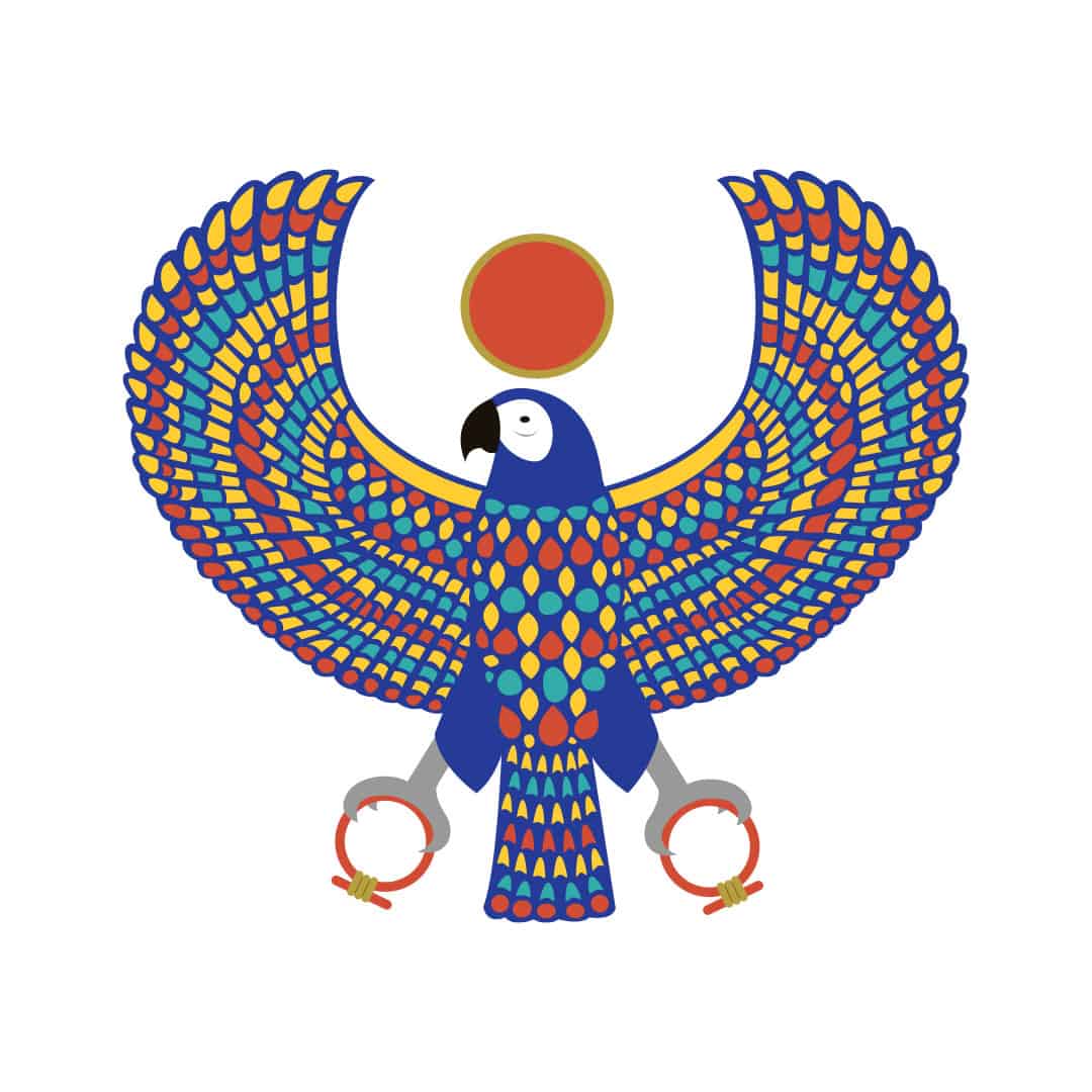 Blue Macaw Hieroglyphic