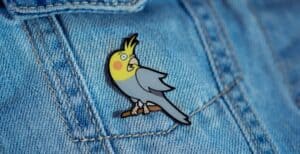 Cockatiel Collectible Pin
