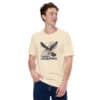 Men's T-shirt with Birdwear Target Acquired logo and bird graphic.